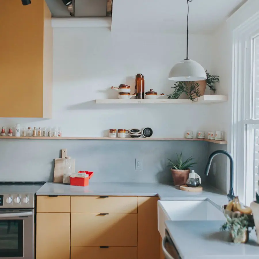 retro kitchen renovation by The Chris & Claude Co.