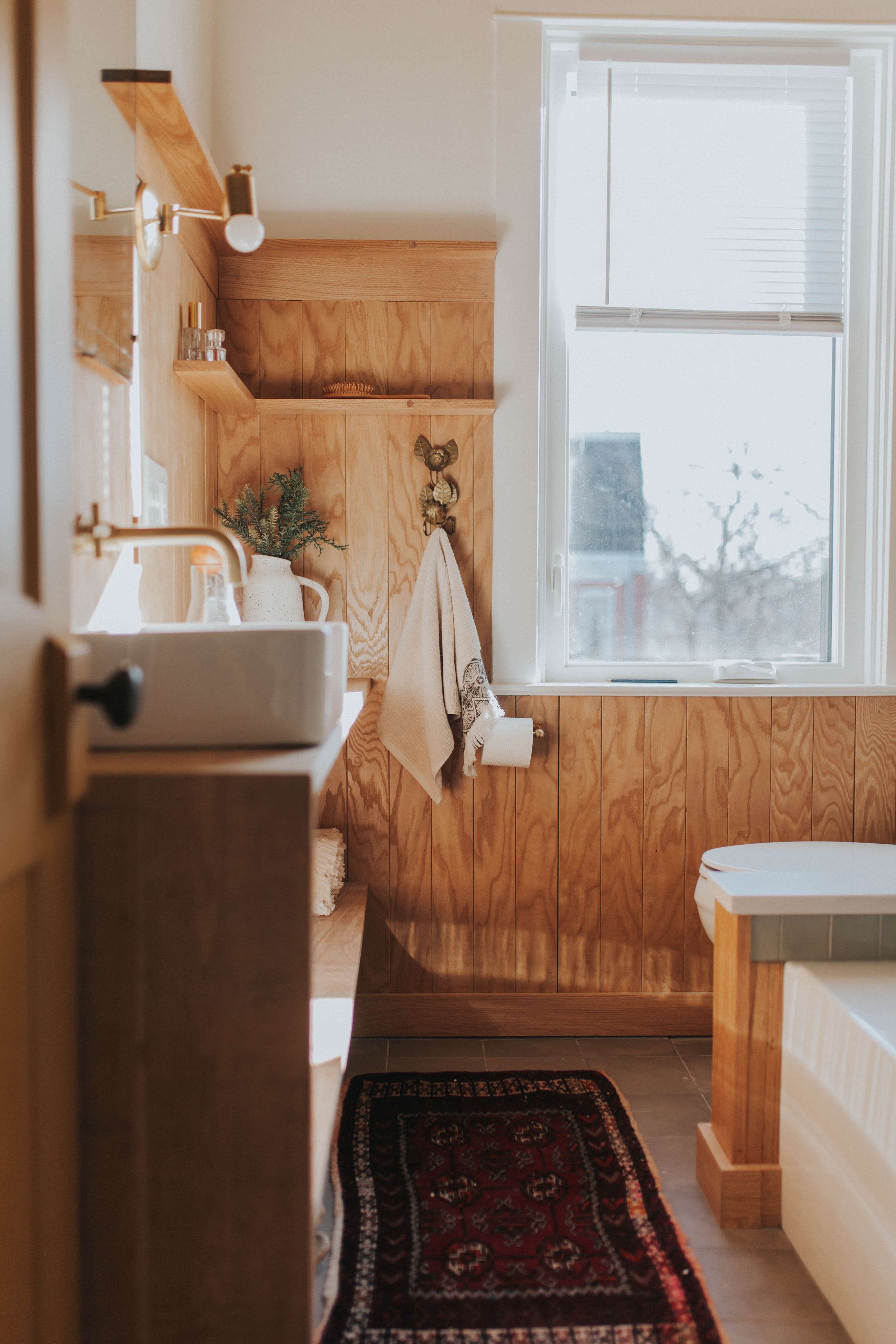 creative retro bathroom renovation